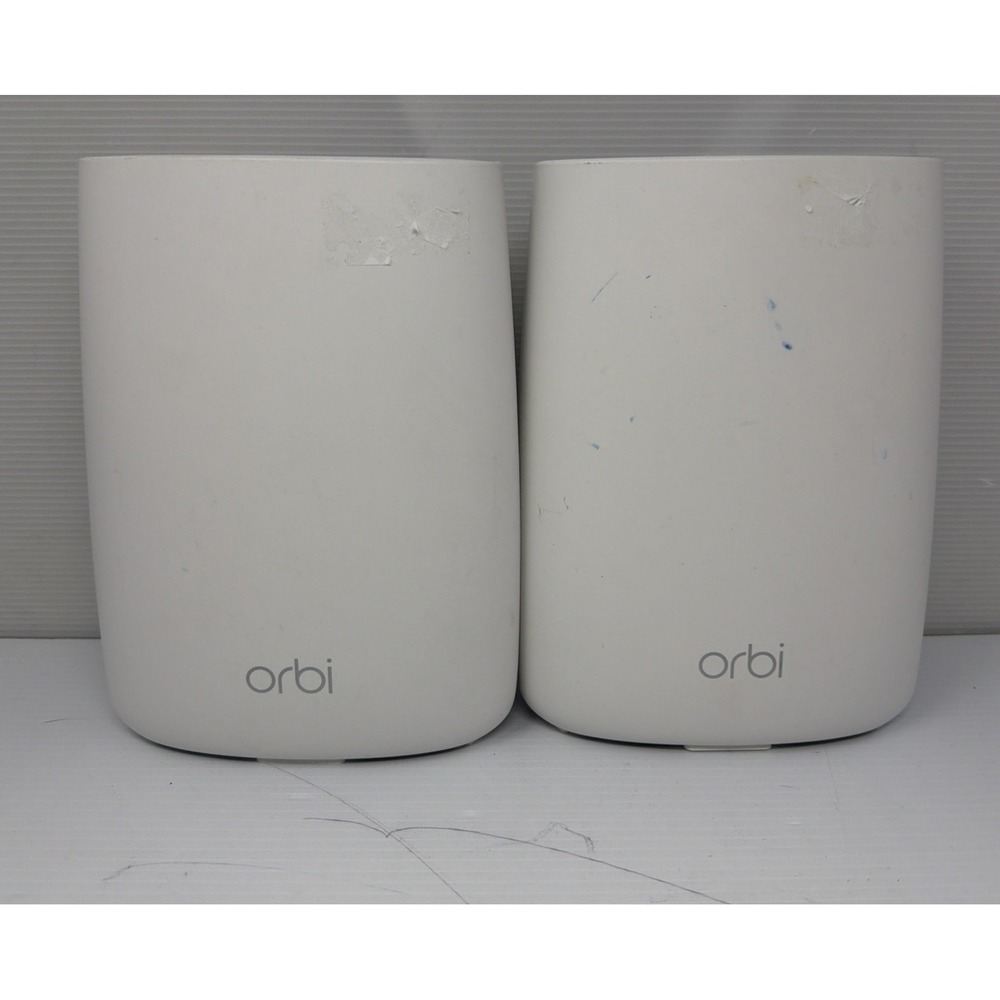 Used Netgear Orbi RBR50v2 Router and RBS50v2 Satellite Bundle No Power Supply